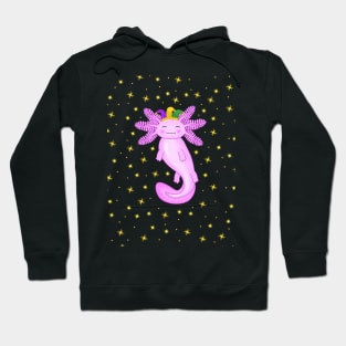 Cute Mardi Gras Axolotl Hoodie